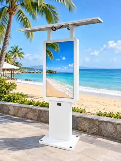 solar powered outdoor signage 
