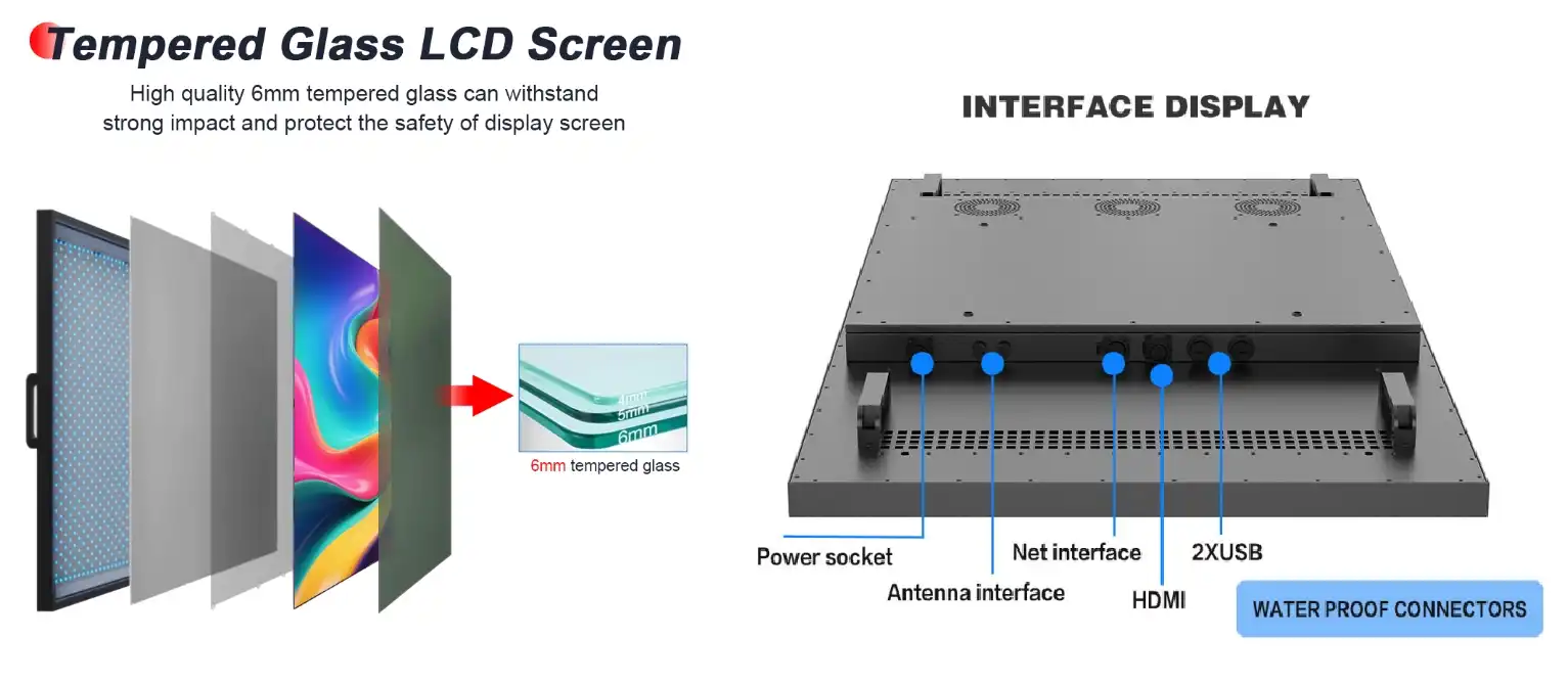 slim outdoor display slim outdoor display