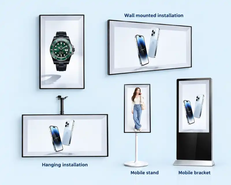 3D spatial digital signage 3D spatial digital signage