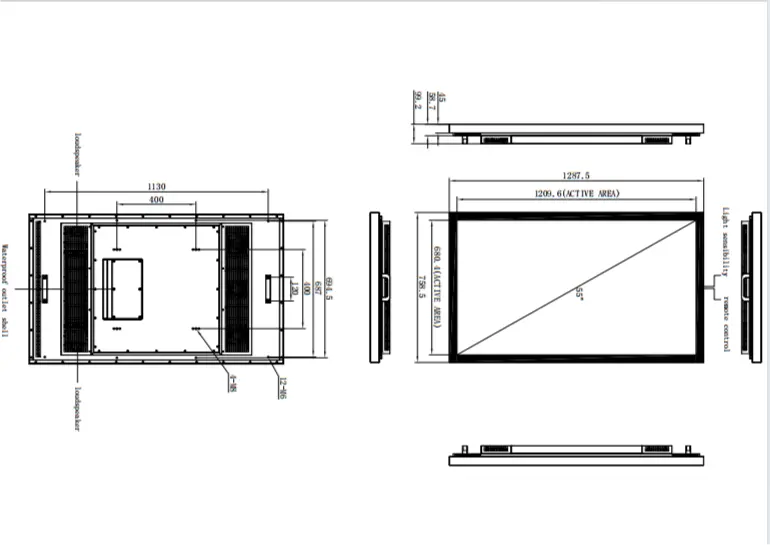 55inch outdoor display 55inch outdoor display