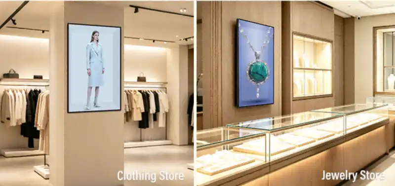 Spatial display signage Spatial display signage