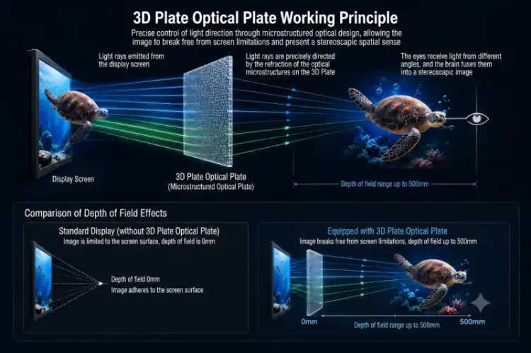 3D spatial indoor display 