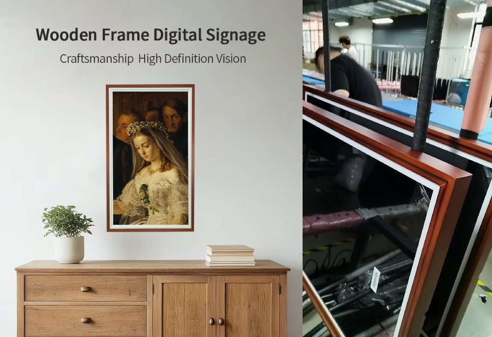 Wood frame display Wood frame display