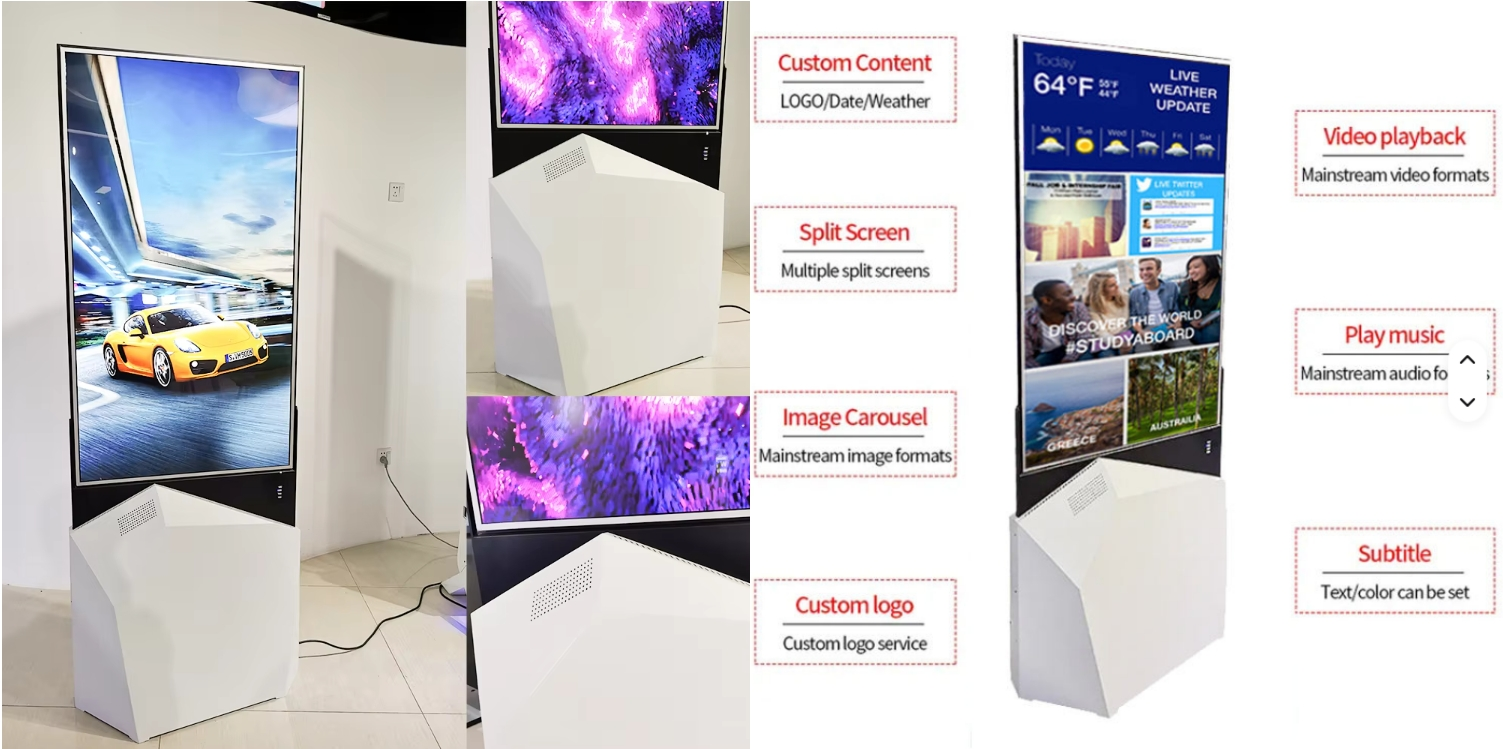 Double Sides Digital Kiosk 