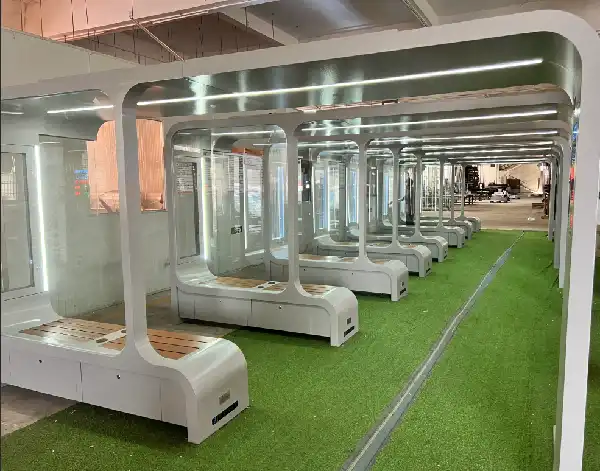 solar-powered urban furniture