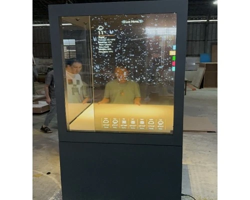55″ Transparent OLED Display Cabinet 55″ Transparent OLED Display Cabinet