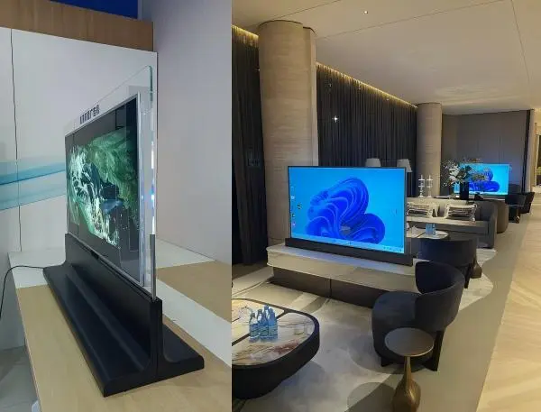 Ultra Thin Double Sided Display 
