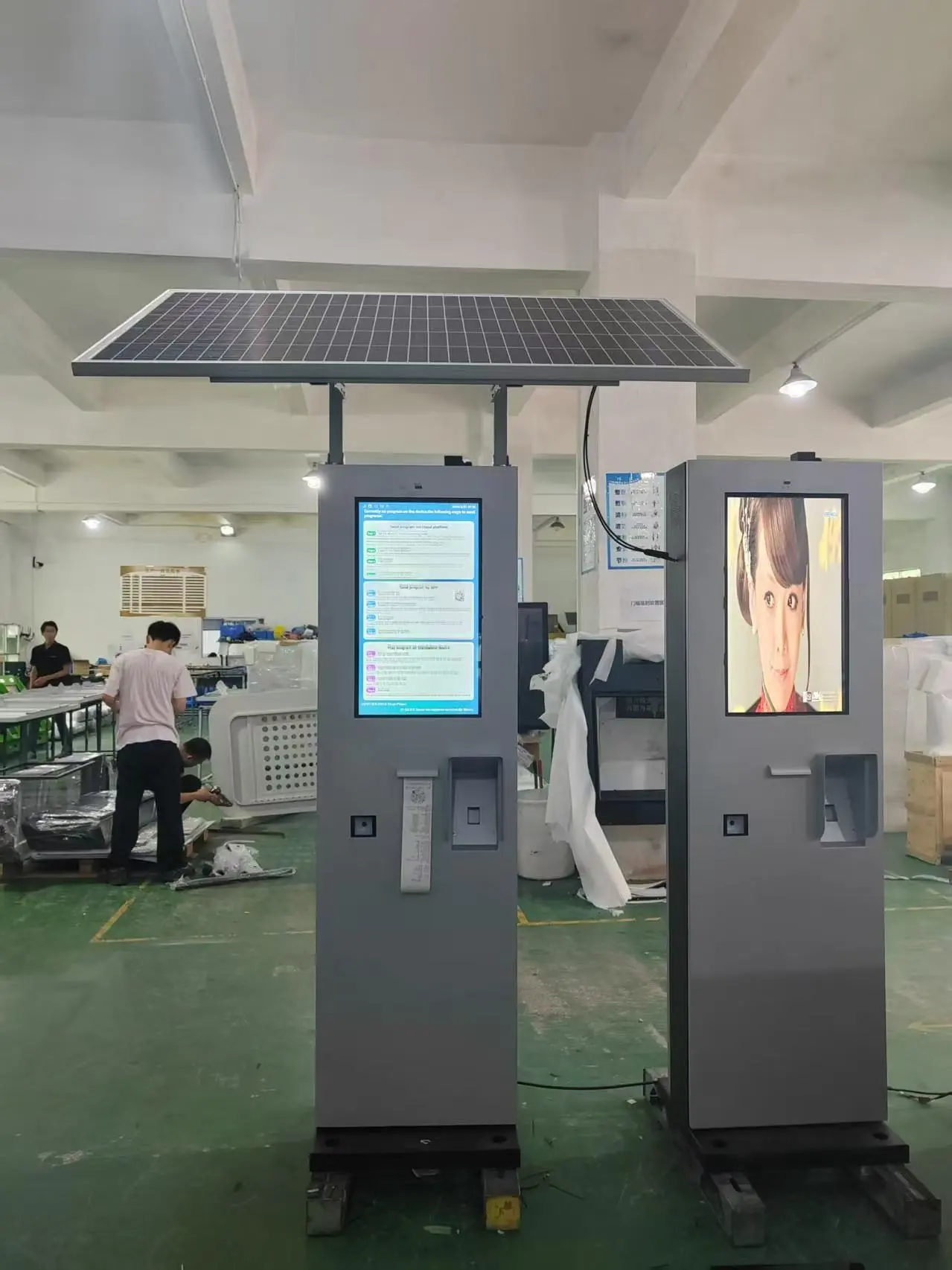 Outdoor touch kiosk 