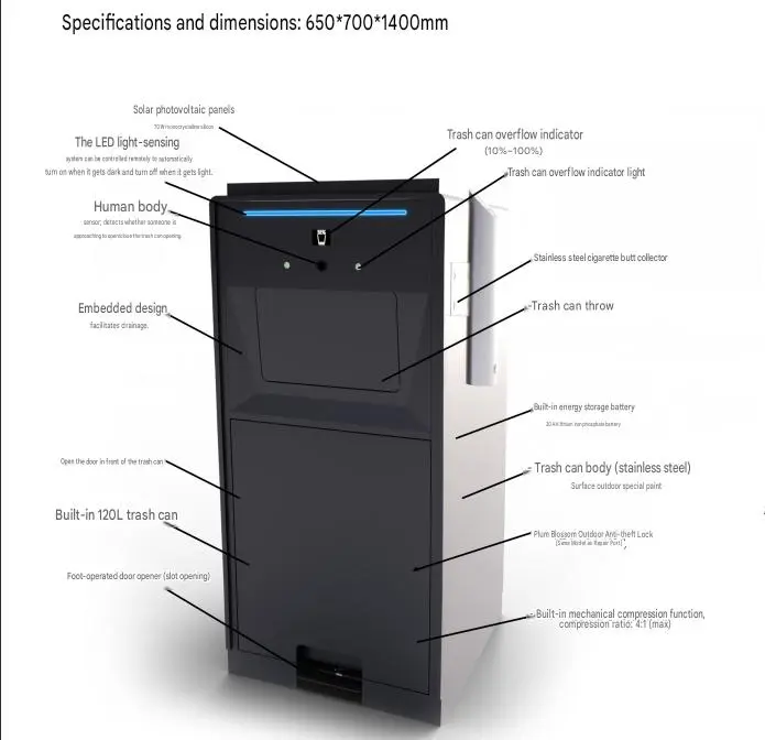 smart solar bin 