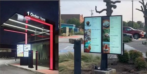Outdoor Menu Board Display 