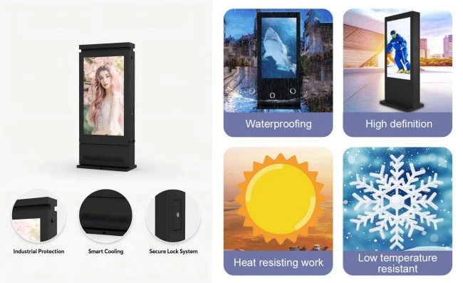 double sided outdoor digital signage double sided outdoor digital signage