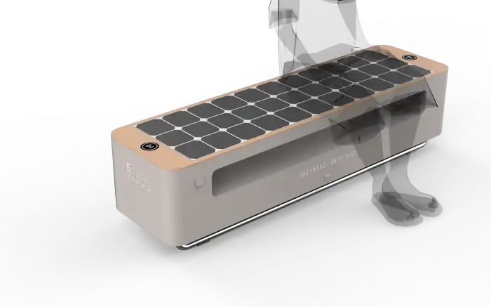 Intelligent Smart Solar Bench Intelligent Smart Solar Bench