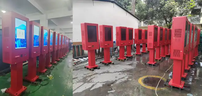 Outdoor self service kiosk 
