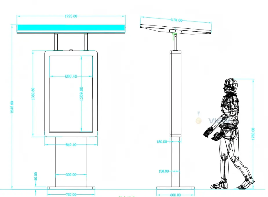 solar powered info kiosk 