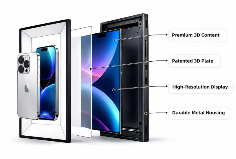 spatial display 3D spatial display 3D